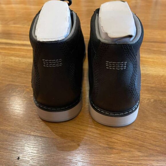 TIMBERLAND MENS REDWOOD EDGE MID LACE CHUKKA BOOT BLACK FULL GRAIN A6CW2-W02 - Picture 5 of 7